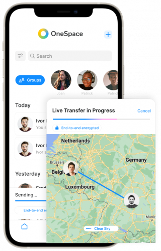 LiveTransfer iPhone12 Frame BG